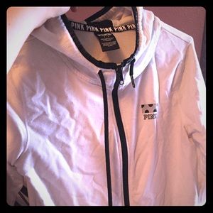 White & black Victoria’s Secret PINK jacket